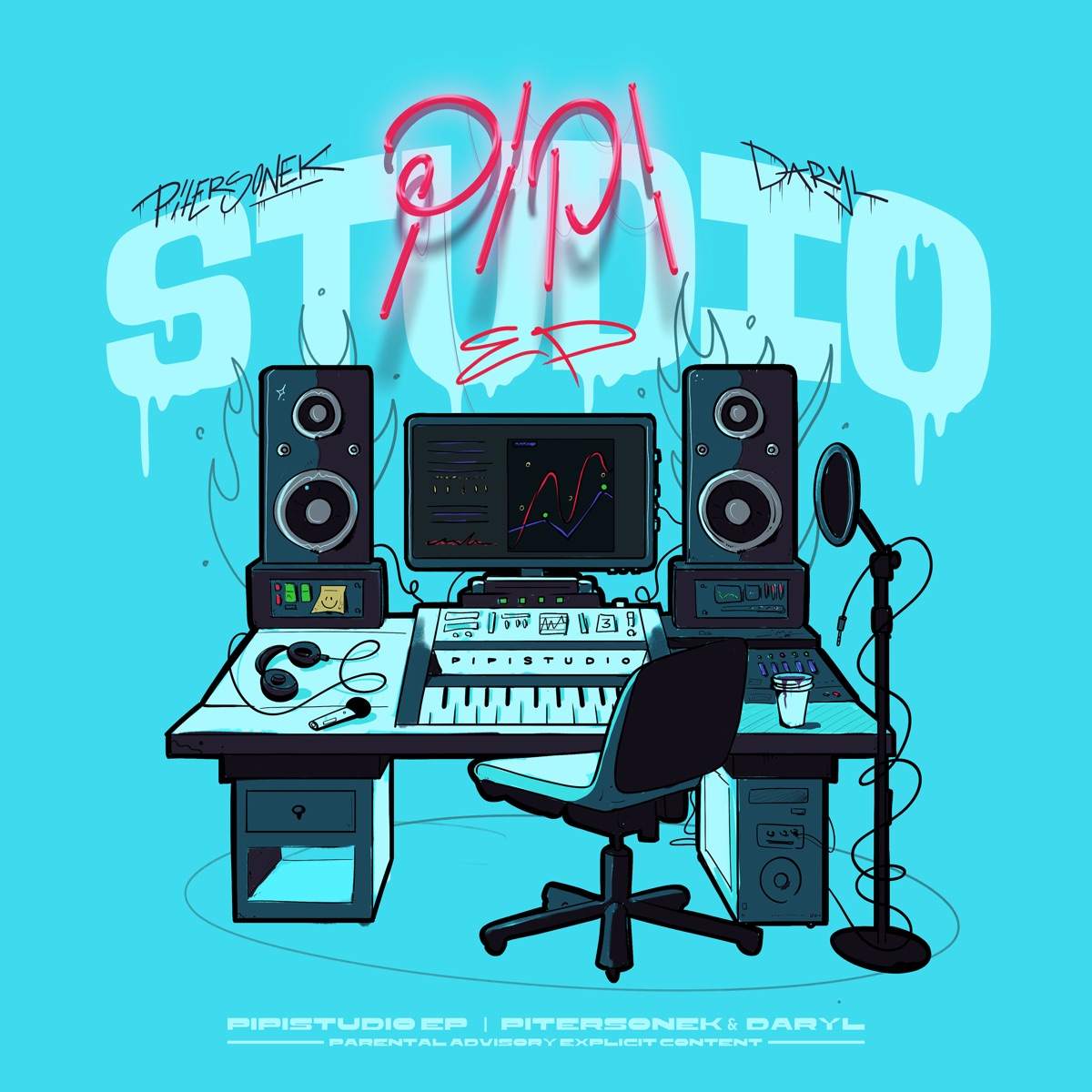Pipistudio EP by Pitersonek & daryl album cover