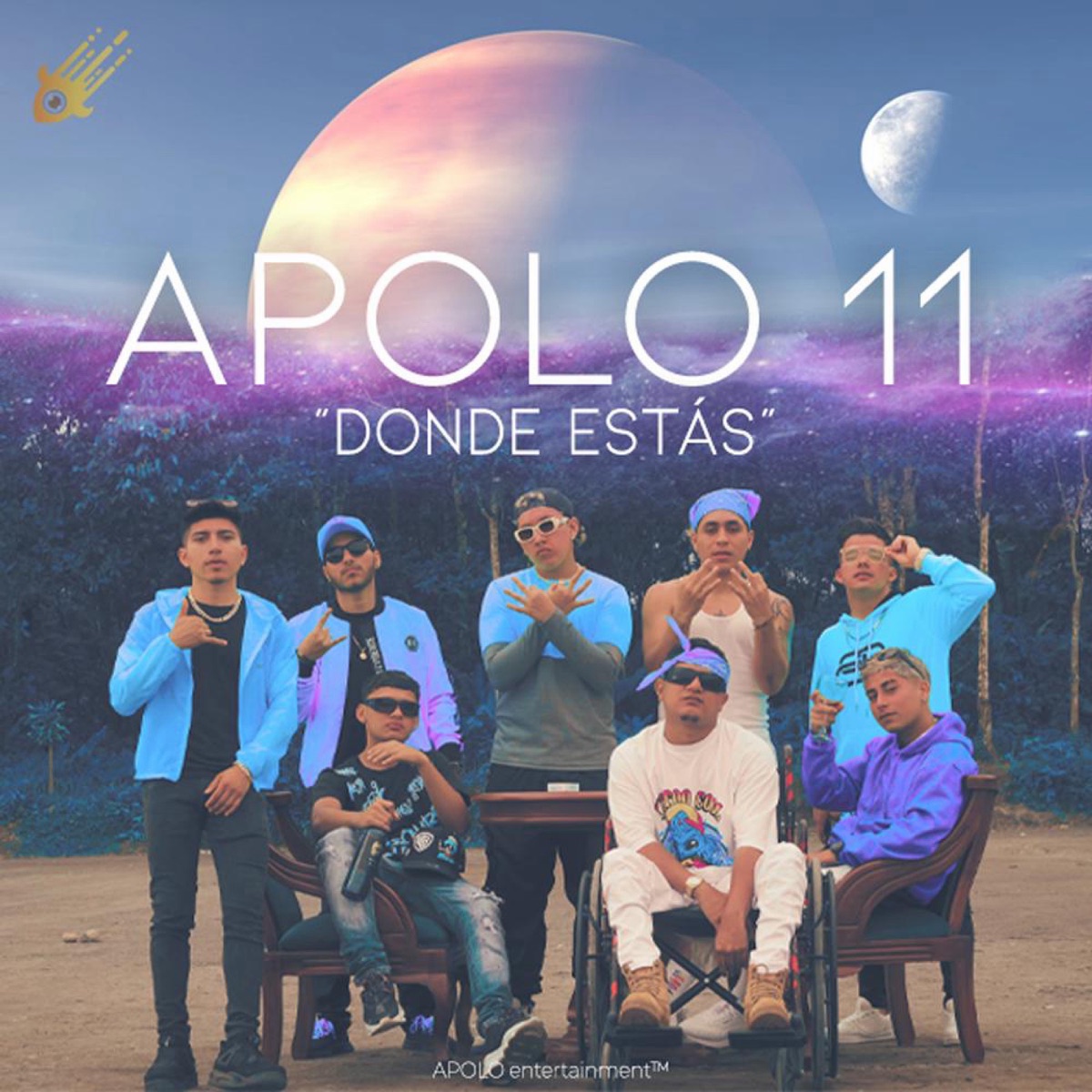 Donde Estás (feat. Zayy, Jhey C, Mufaza, Daniel G El Amante, J Santos, Ryan MD, Jairo Kasther, Flexy & Elijah Beats) - Single by Apolo Entertainment album cover