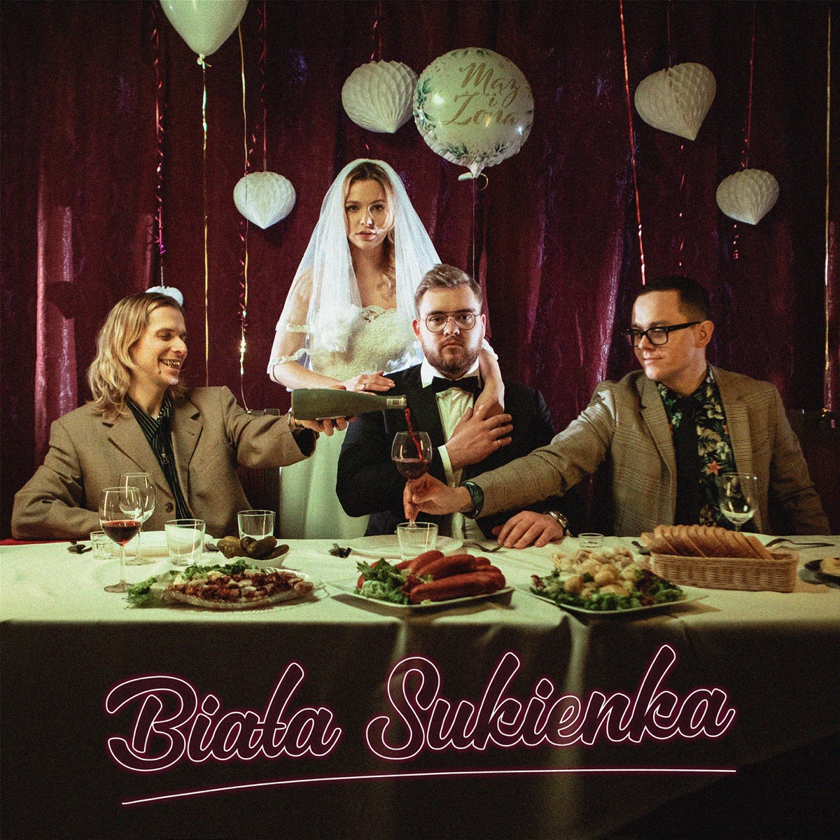 Biała Sukienka - Single by Ratel & Małe Miasta album cover