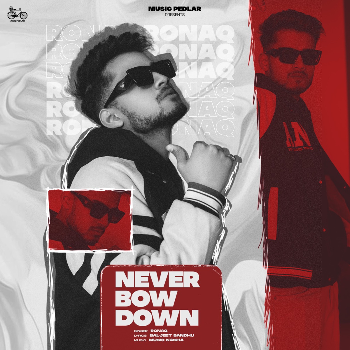 Never Bow Down - Single by Ronaq & Music Nasha album cover