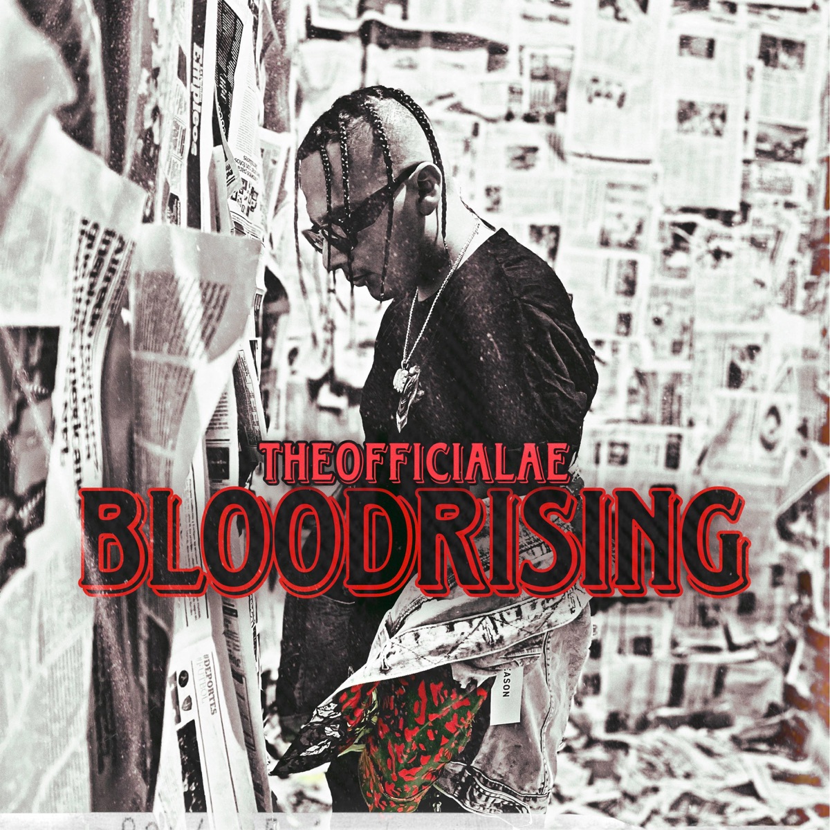 BloodRising - Single by Theofficialae album cover