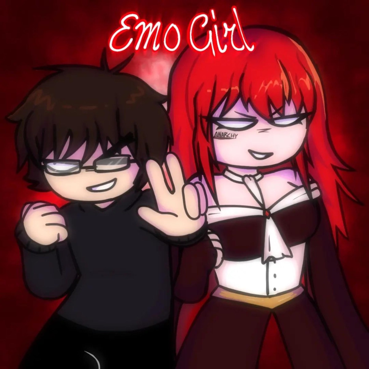 Emo Girl (feat. asteria) - Single by FREESXME album cover