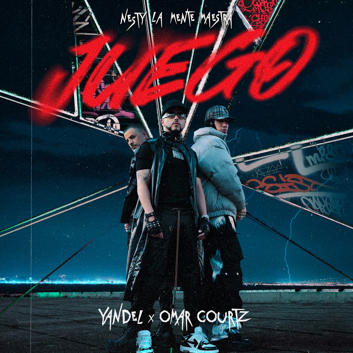 Juego - Single by Nesty La Mente Maestra, Yandel & Omar Courtz album cover