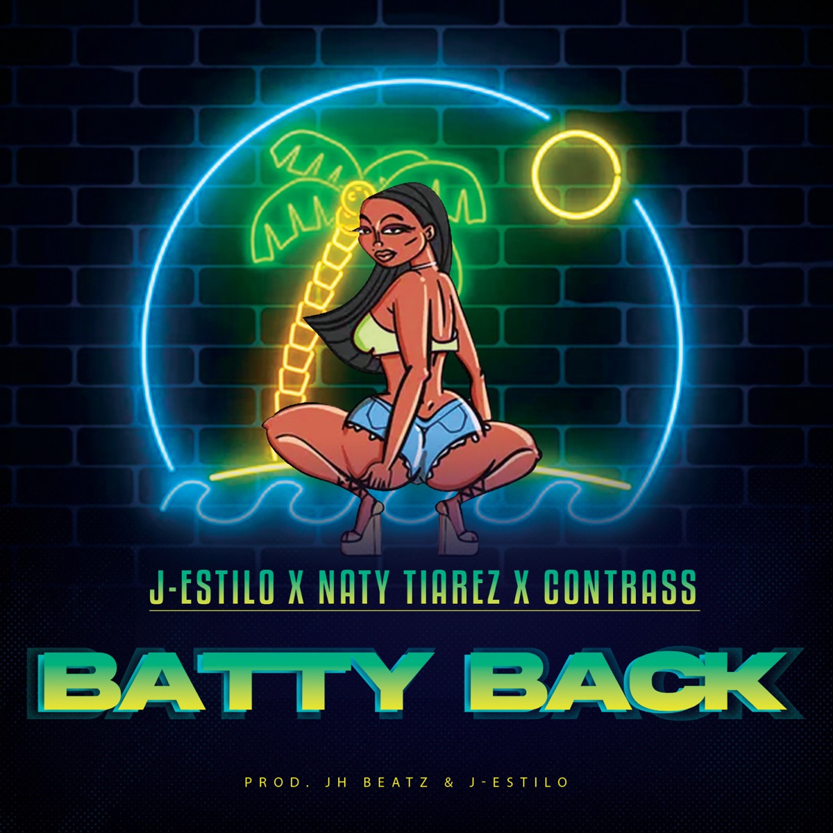 Batty Back - Single by J-Estilo, Naty Tiarez & Contrass album cover