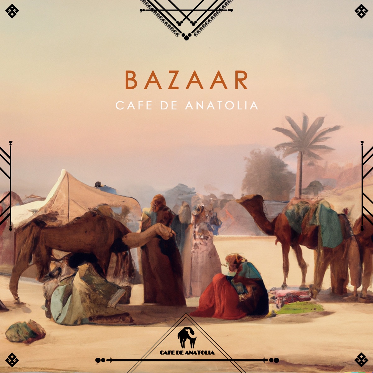 Bazaar by Cafe De Anatolia, Rialians on Earth & Billy Esteban album cover