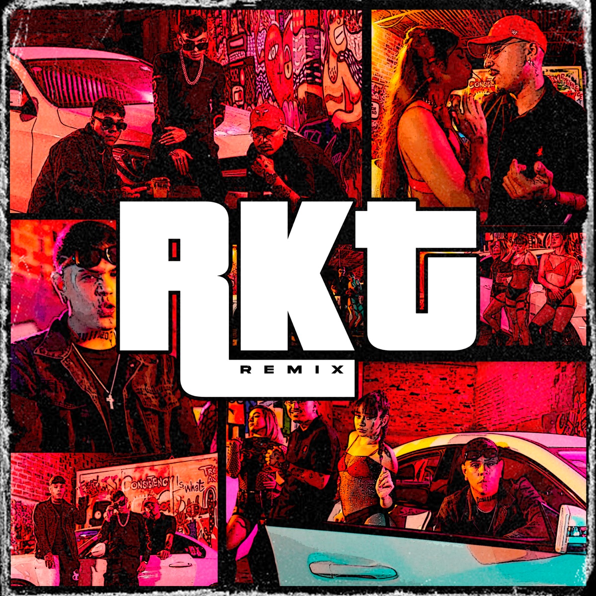 Rkt Rmx (Remix) [feat. Alexis Rostro] - Single by Dj Drewther, Kid Moonsta & Easy Mo album cover