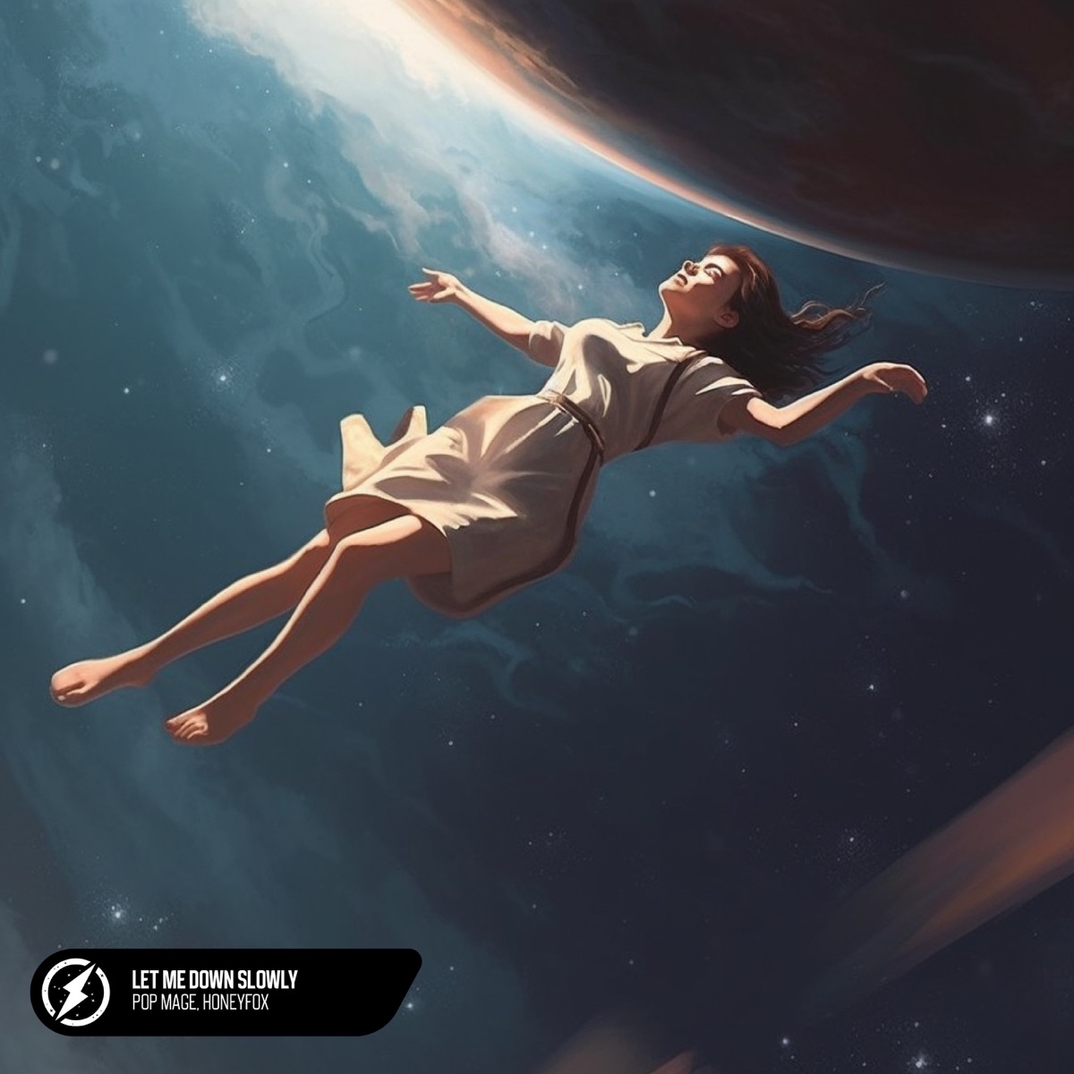 Let Me Down Slowly (Slowed) - Single by Pop Mage & Honeyfox album cover