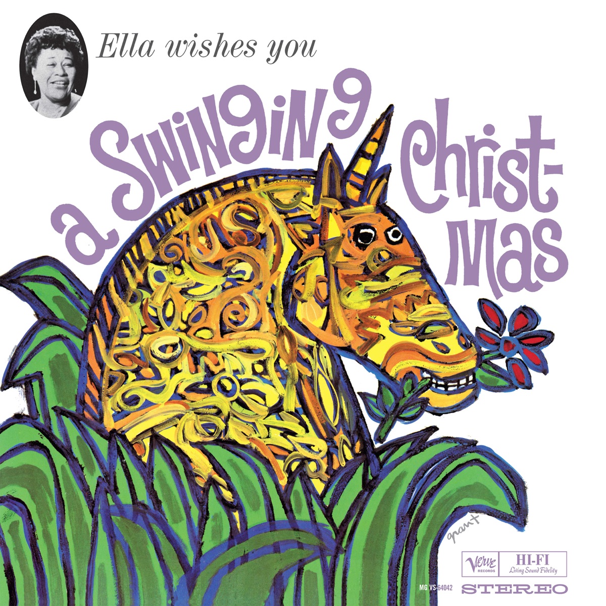 Ella Wishes You A Swinging Christmas by Ella Fitzgerald album cover