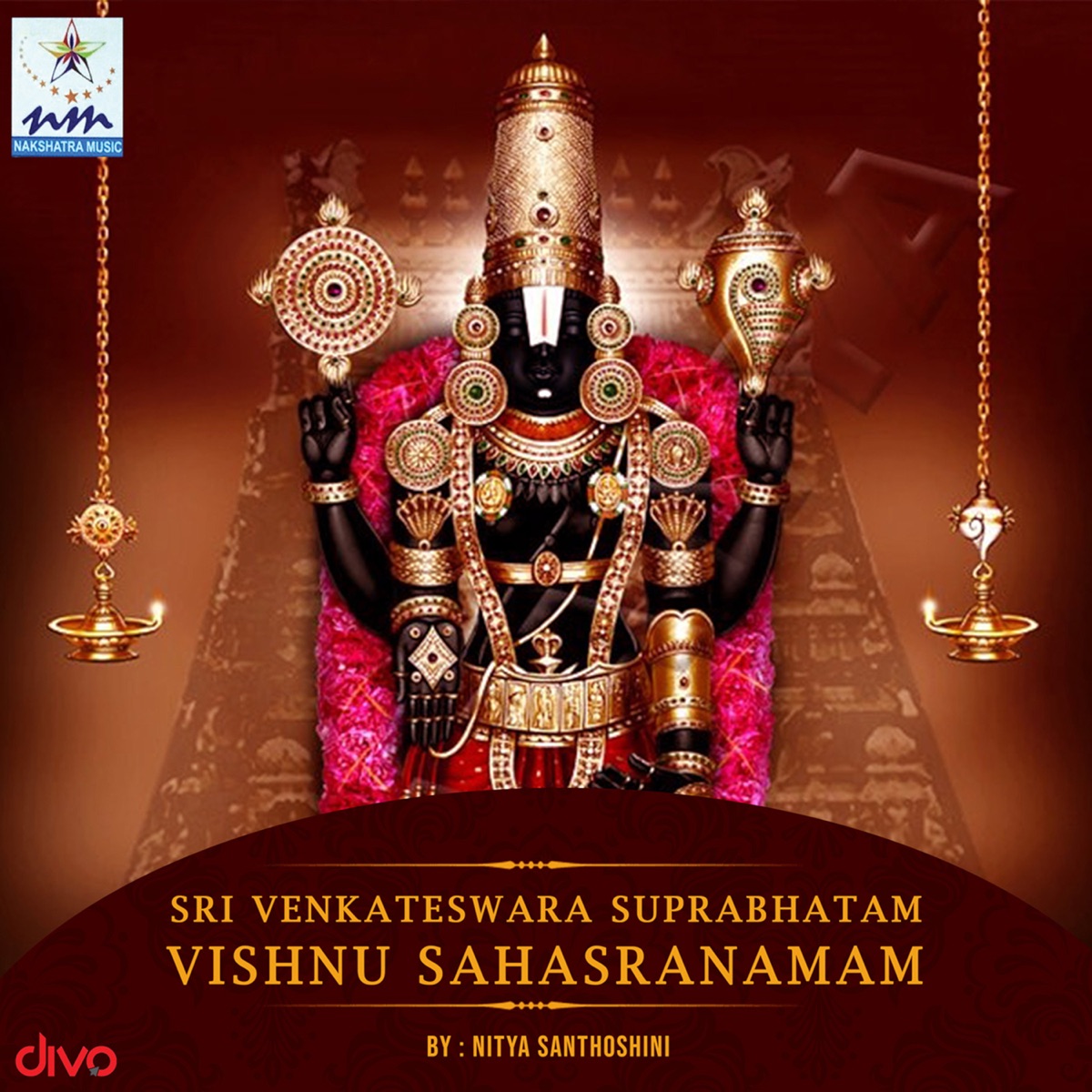 Sri Venkateswara Suprabhatam Vishnu Sahasranamam by Nitya Santhoshini album cover
