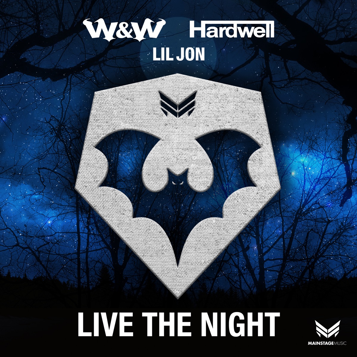 Live the Night - Single by W&W, Hardwell & Lil Jon album cover