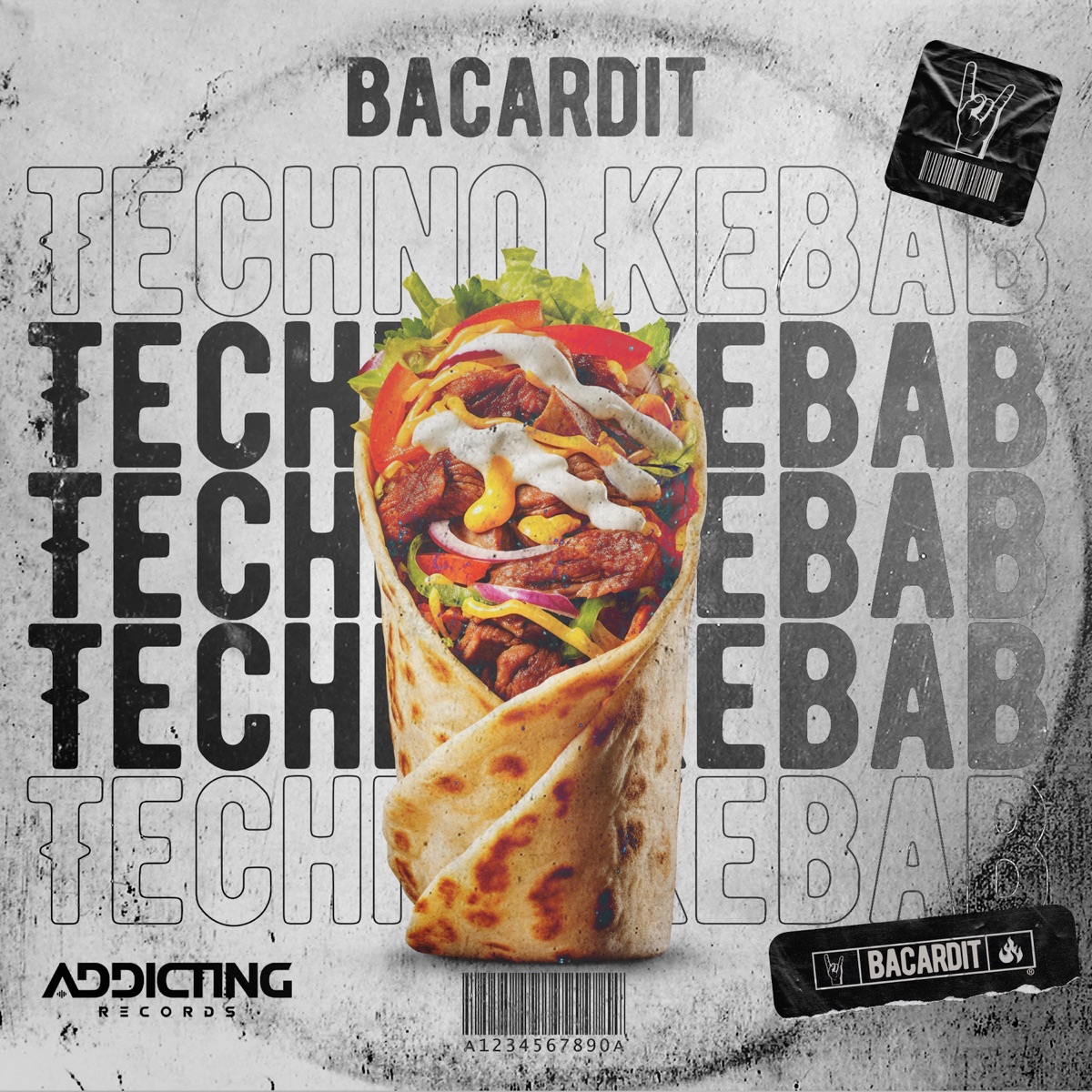 Techno Kebab - Single by Bacardit album cover