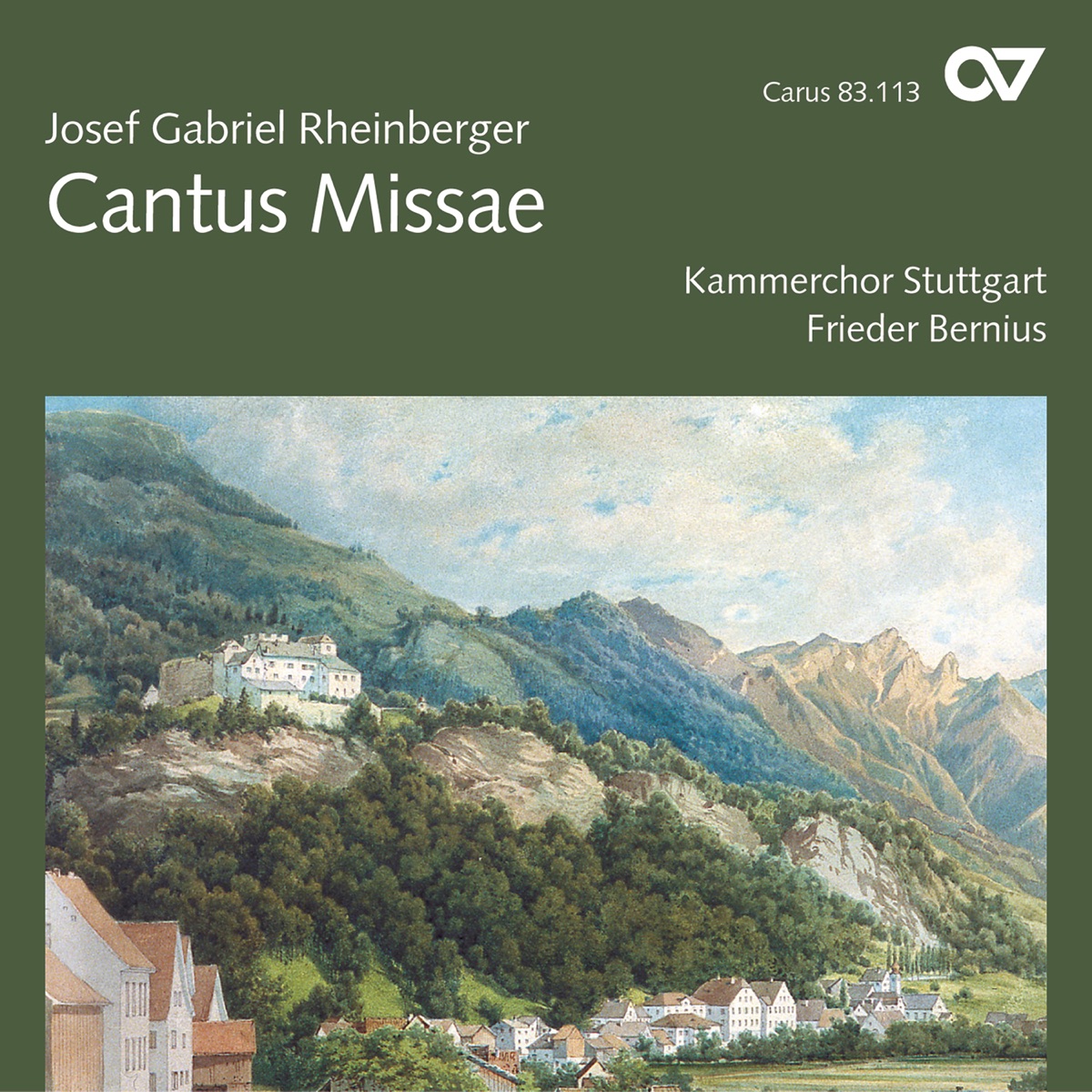 Josef Gabriel Rheinberger: Cantus Missae. Musica sacra II by Kammerchor Stuttgart, Ensemble Stuttgart & Frieder Bernius album cover