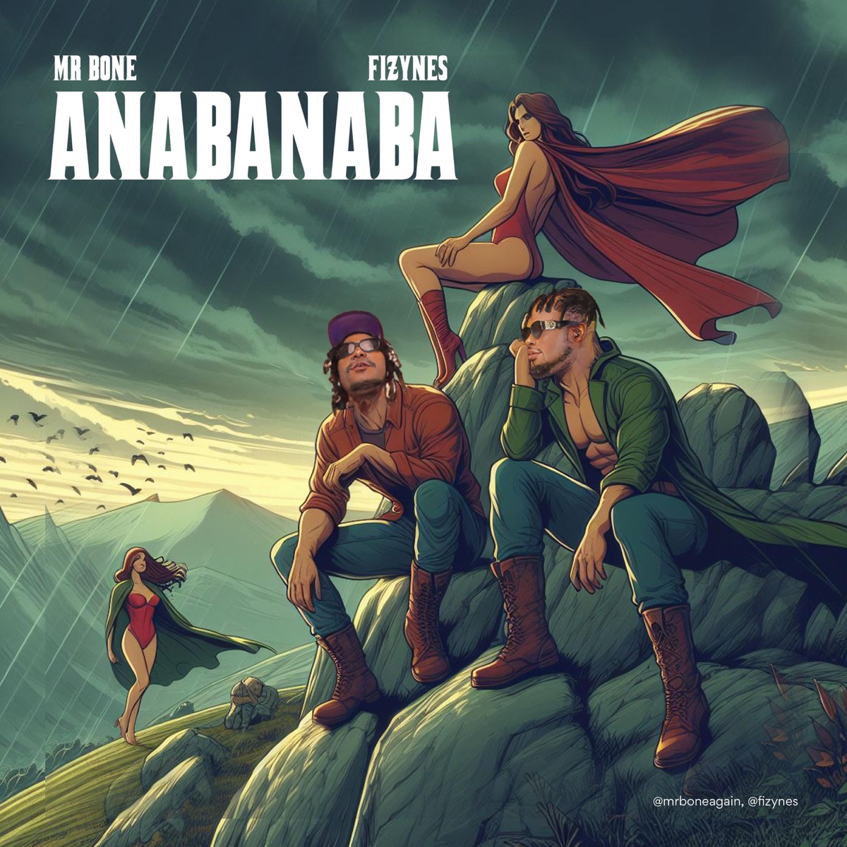 Anabanaba (feat. Fizynes) - Single by Mr Bone album cover