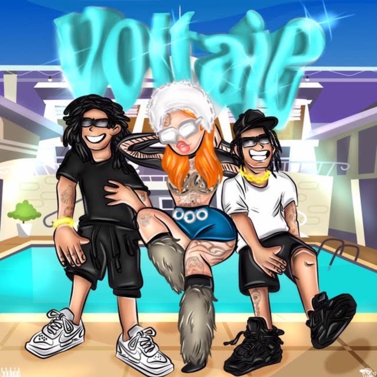 Voltaje (feat. Young Joshua & R2-DO) - Single by Baby Laya album cover