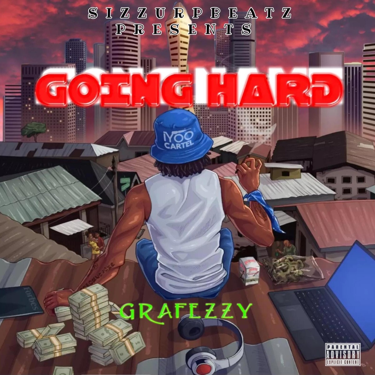 GOING HARD (feat. Grafezzy) - Single by SizzurpBeatz album cover