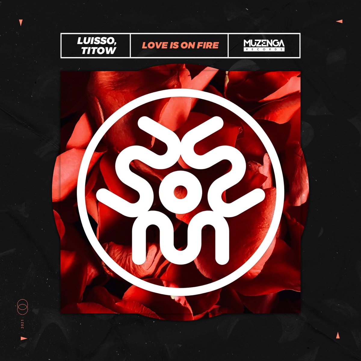 Love Is On Fire - Single by Luisso & Titow album cover