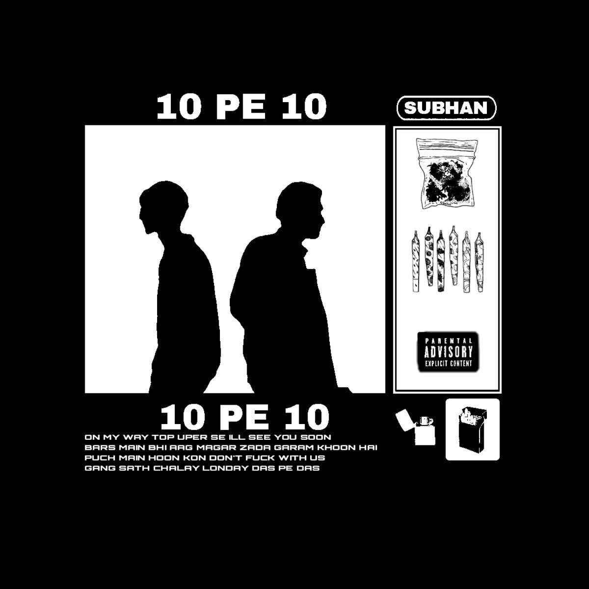 10 PE 10 (feat. Josh Palijo) - Single by Subhan Mallah album cover