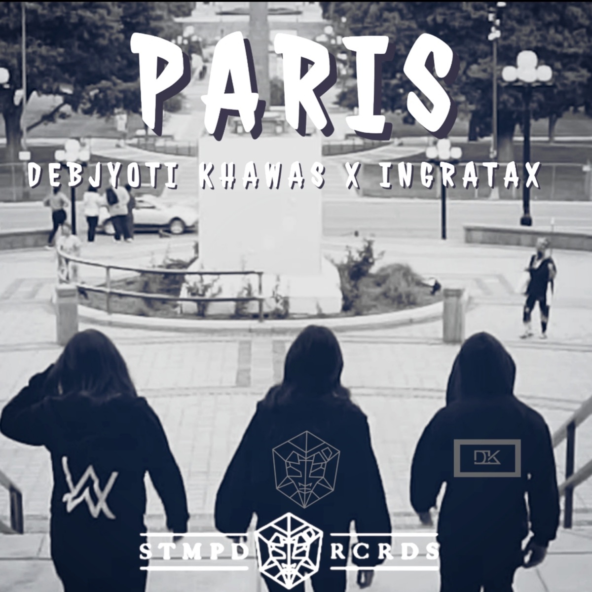 Paris (feat. INGRATAX) - Single by Debjyoti Khawas album cover
