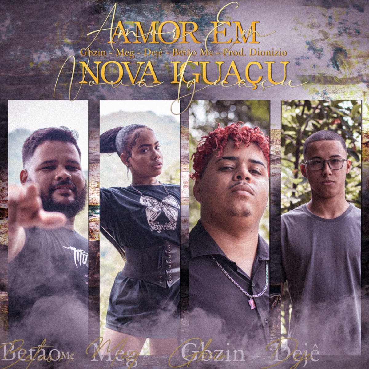 Amor em Nova Iguaçu (feat. Betão, Meg & Dejê) - Single by Gbzin.L album cover