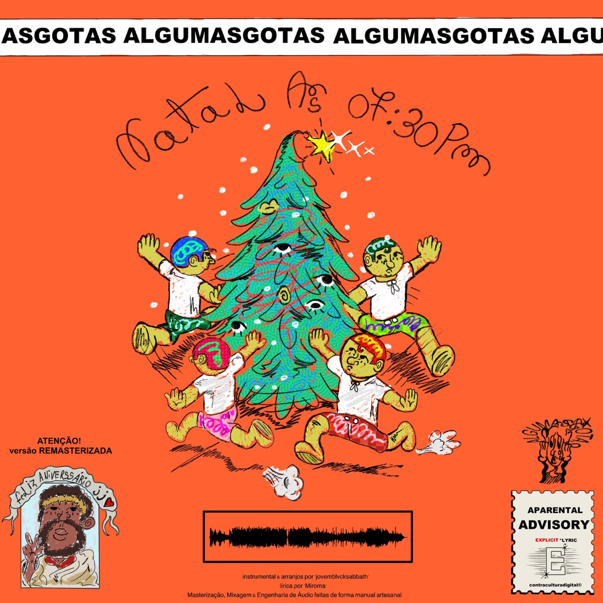 Natal as 7:30Pm (Remaster) - Single by Algumas Gotas, Miroma & jovemblvcksabbath album cover