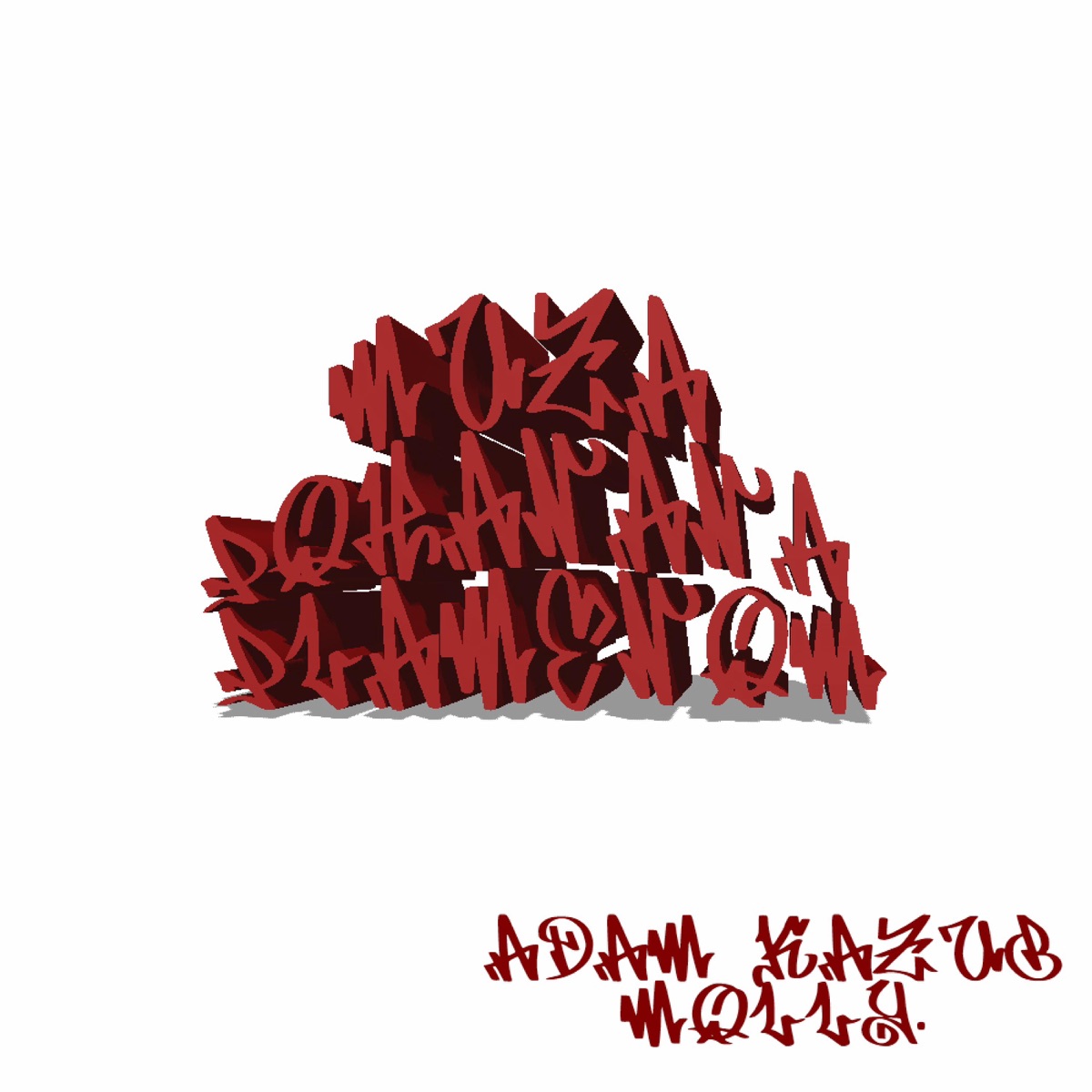 Múza Poháňaná Plameňom (feat. MOLLY.) - Single by Adam Kazub album cover