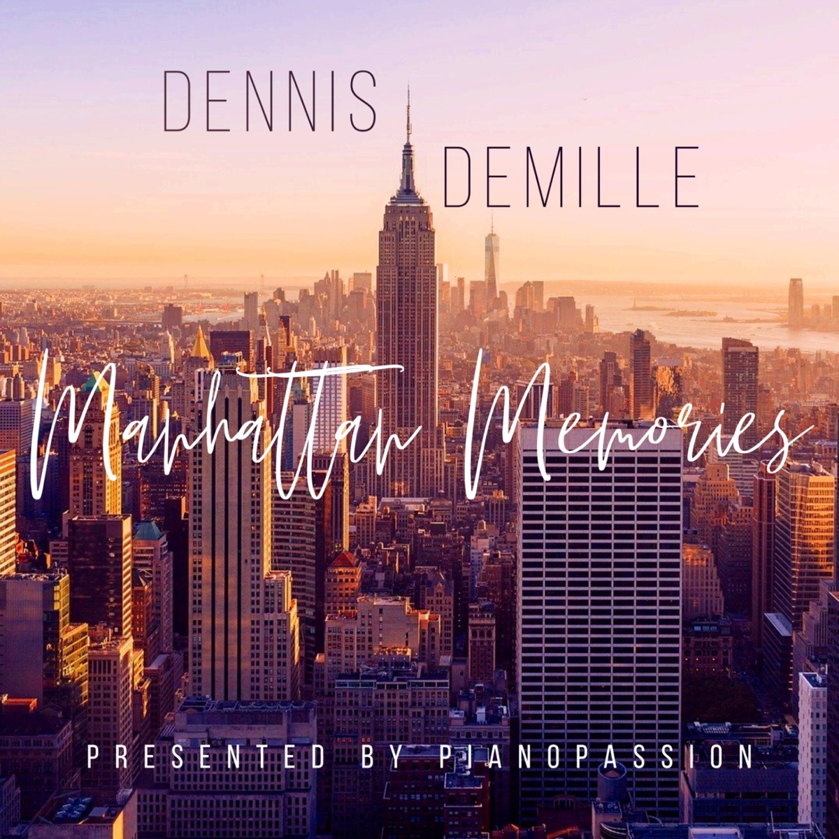 Manhattan Memories (feat. Dennis Demille) - Single by Frederic Bernard album cover
