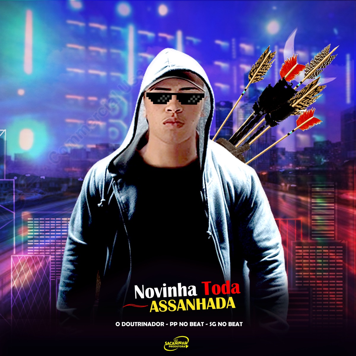 Novinha Toda Assanhada - Single by O Doutrinador, Pp no beat & SG No Beat album cover