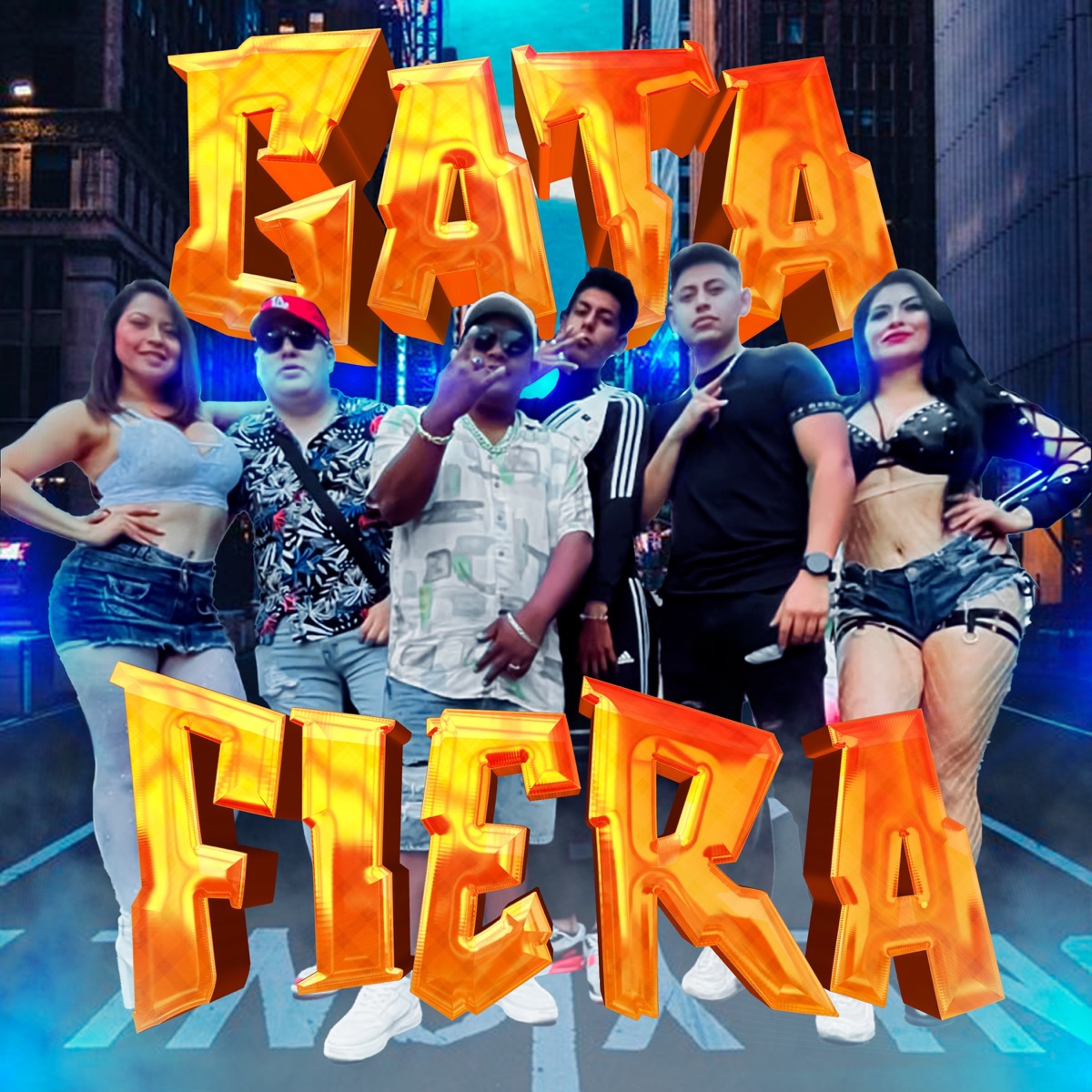 Gata Fiera (feat. Dj Yaso & EL R'te En La Zona) - Single by Dj David's album cover
