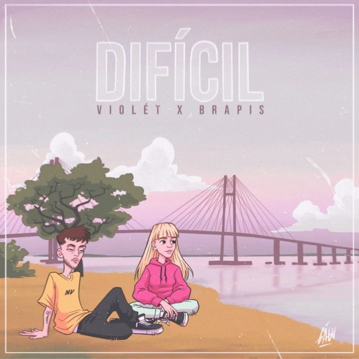 Difícil - Single by Violet & Brapis album cover