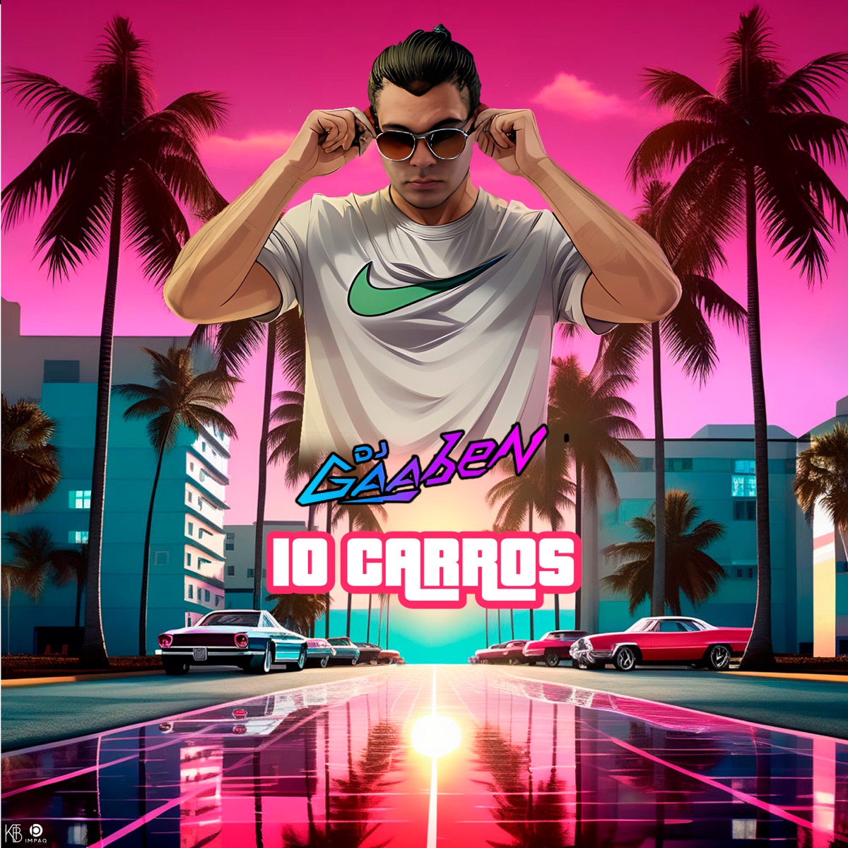 MTG 10 CARROS REMIX - Single by DJ GAABEN album cover