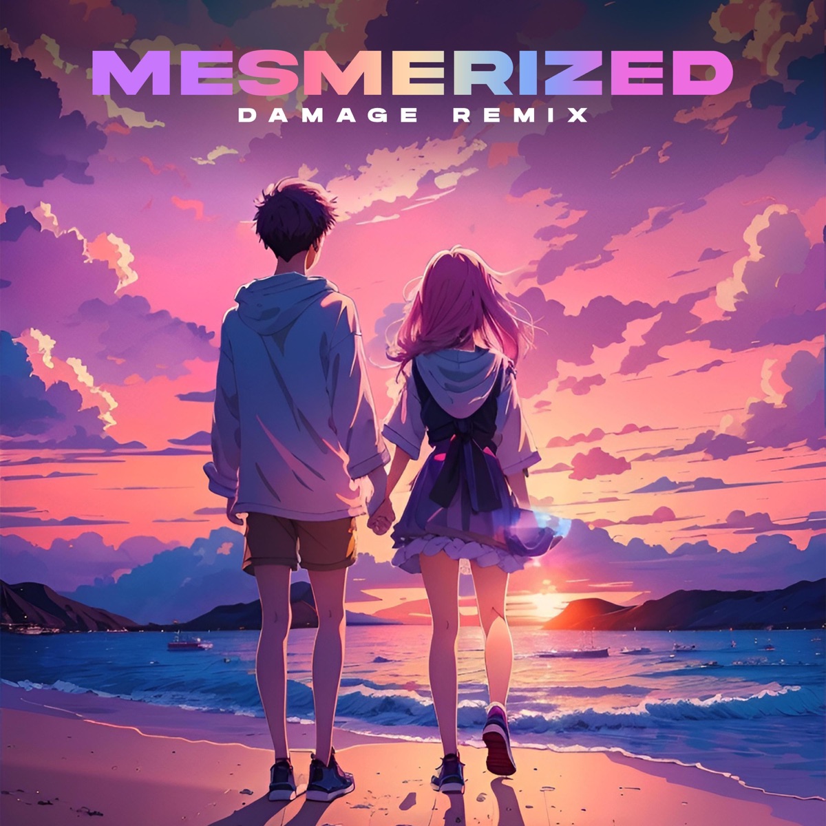 MESMERIZED (feat. Khaos Lan) [DAMAGE Remix] - Single by SANTO BEATS album cover