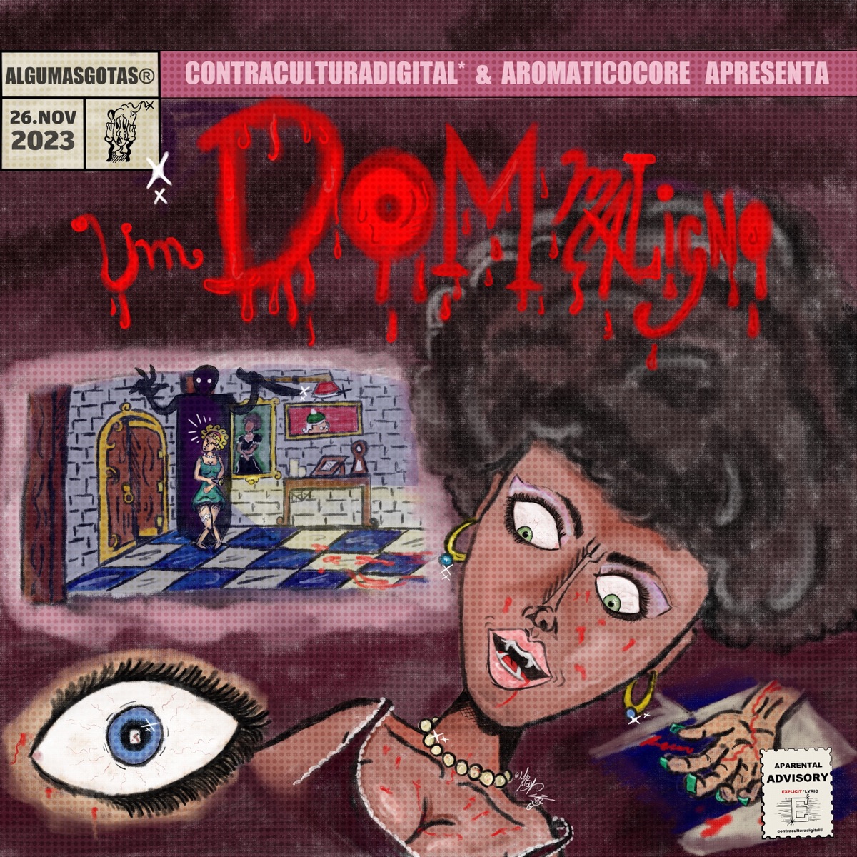 Um Dom Maligno - Single by Algumas Gotas, Miroma & jovemblvcksabbath album cover