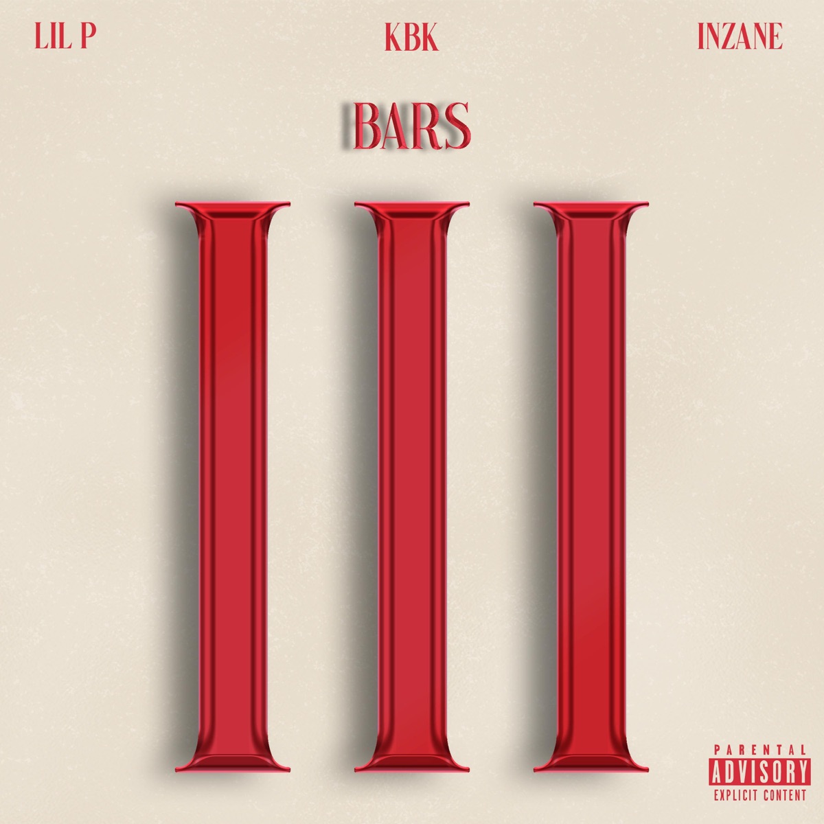 BARS III (feat. Inzane) - Single by Lil P & KBK album cover