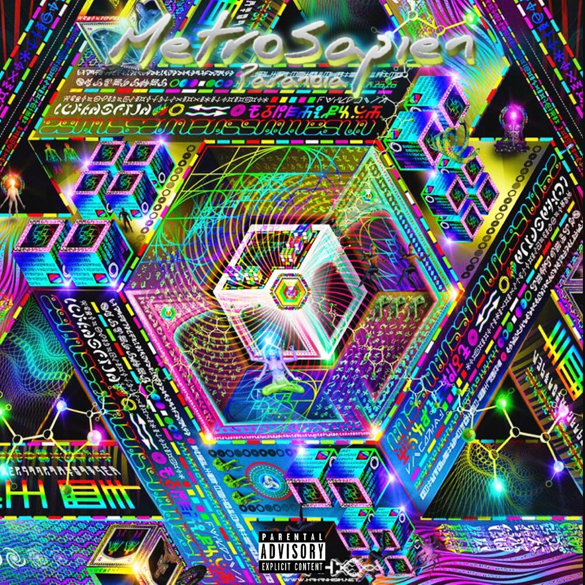 MetroSapien - Single by Paranoïa album cover