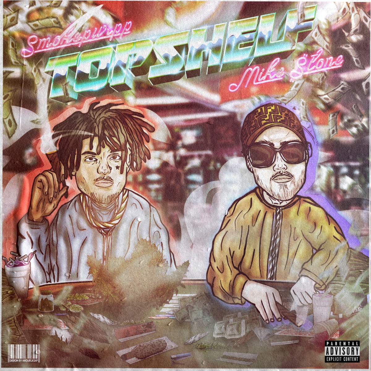 Top Shelf - Single by Mike Stone & Smokepurpp album cover