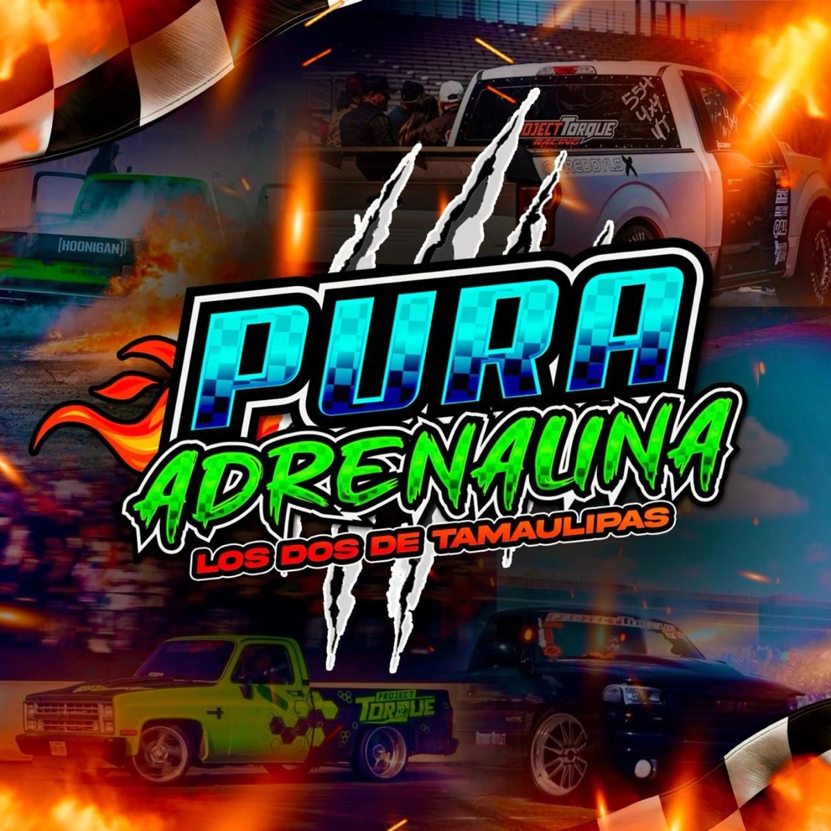 Pura Adrenalina - Single by LOS DOS DE TAMAULIPAS album cover