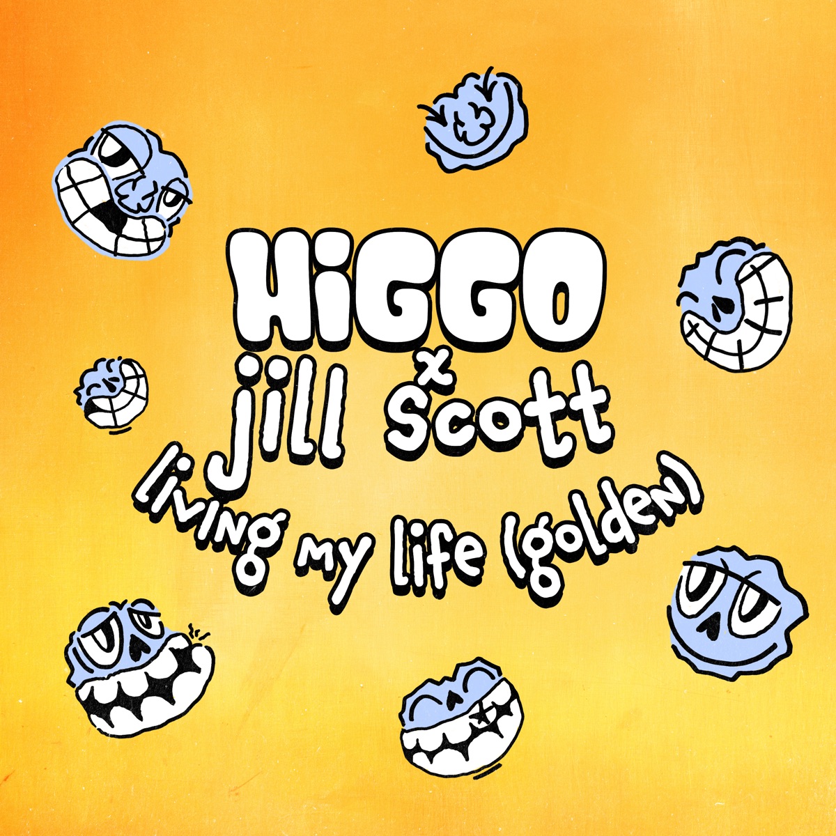 Living My Life (Golden) - Single by Higgo & Jill Scott album cover artwork