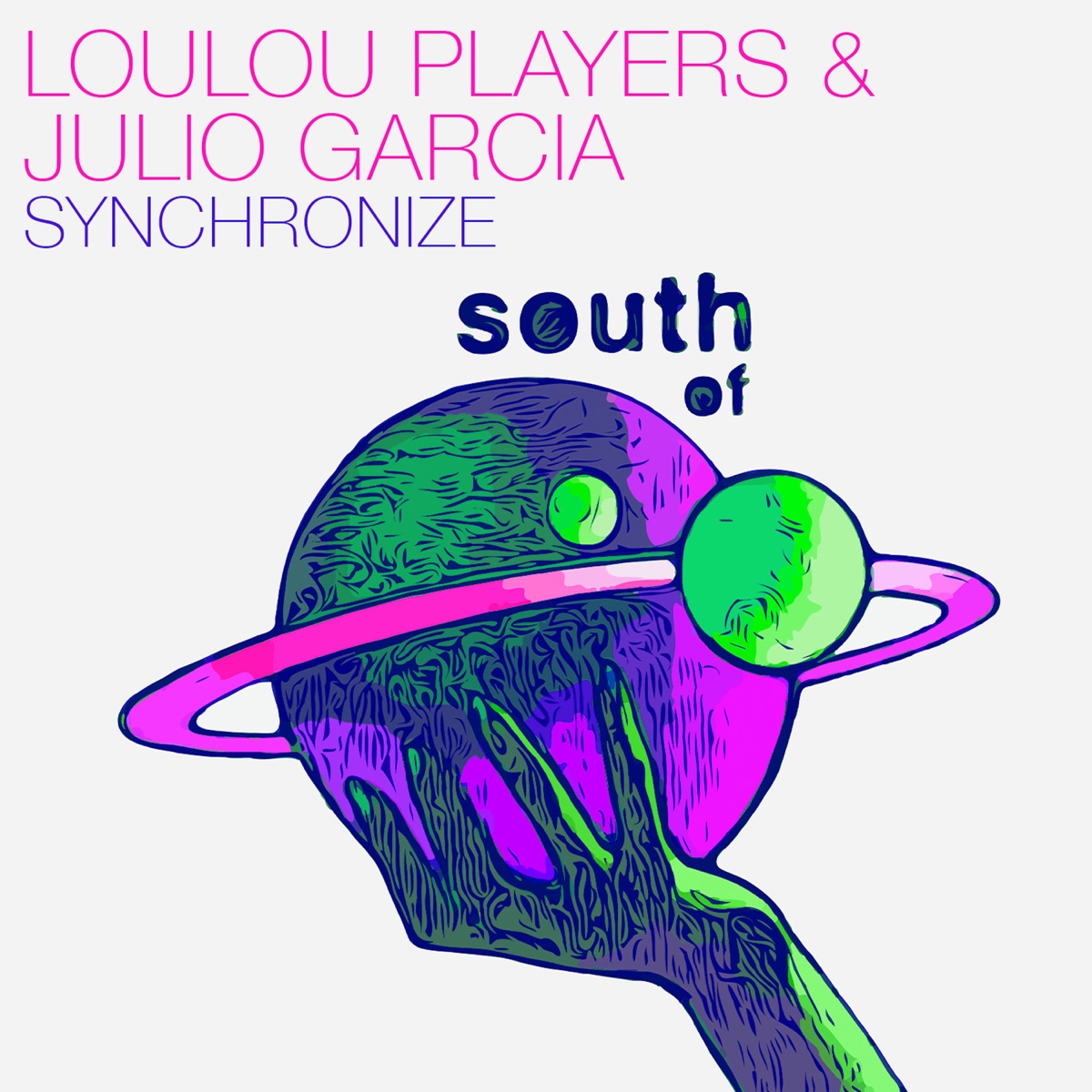 Synchronize - Single by Julio Garcia & Loulou Players album cover