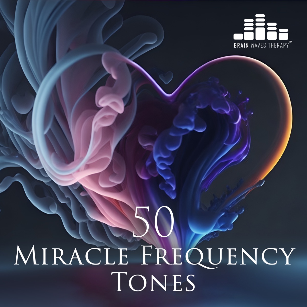 50 Miracle Frequency Tones: Erase Negative Energy, And Find Inner Peace to Manifest with Ease, Healing & Relax (Deep Binaural Beats Mix) by Brain Waves Therapy & Solfeggio Frequencies Tones album cover