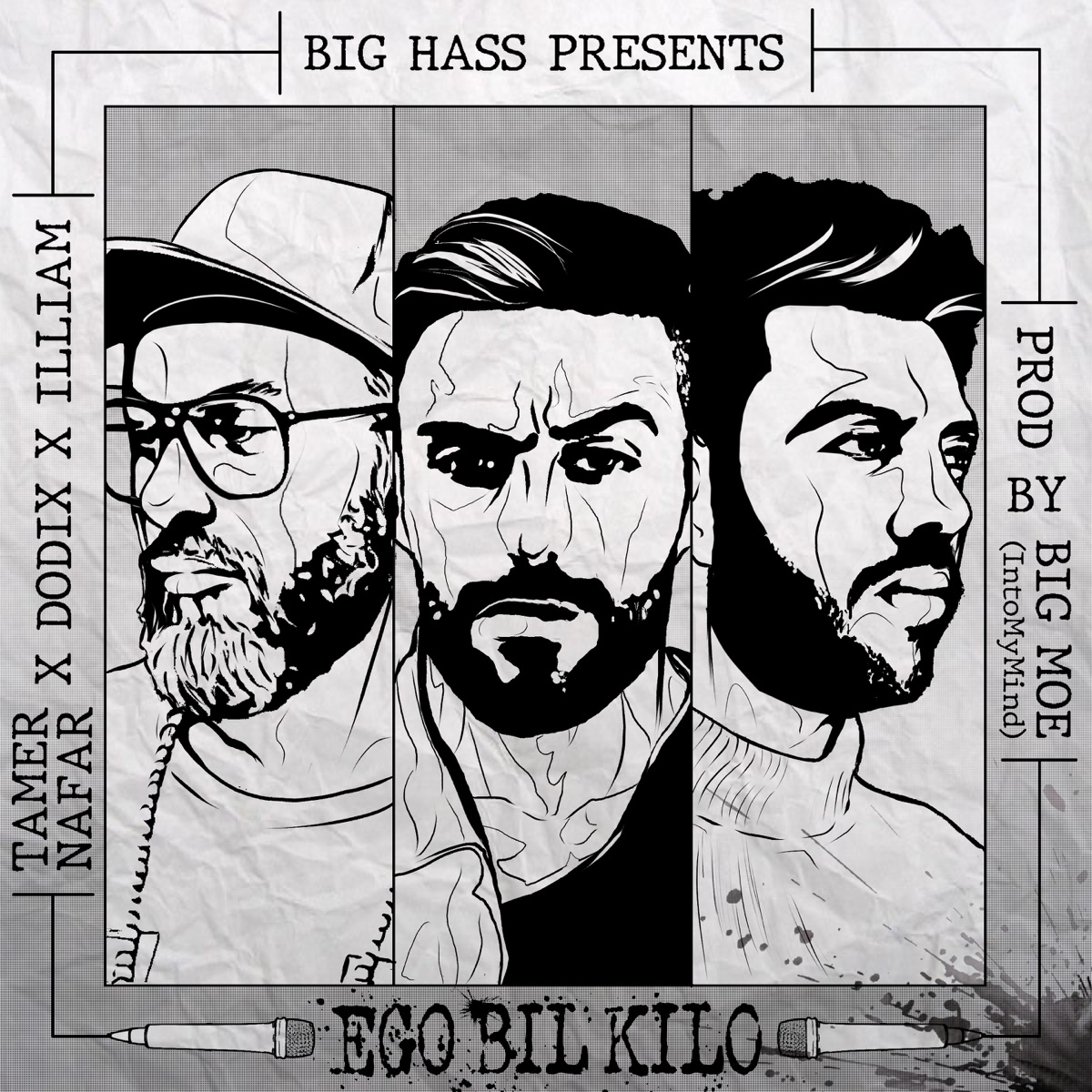 Ego Bil Kilo (feat. Tamer Nafar, Dodix, Illiam & BigMoe) - Single by Big Hass album cover