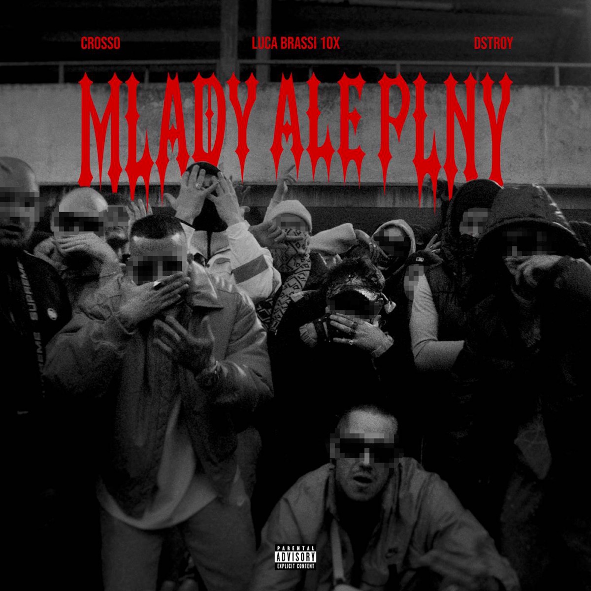 Mladý Ale Plný - Single by Luca Brassi10x, D.Stroy & C.Rosso album cover