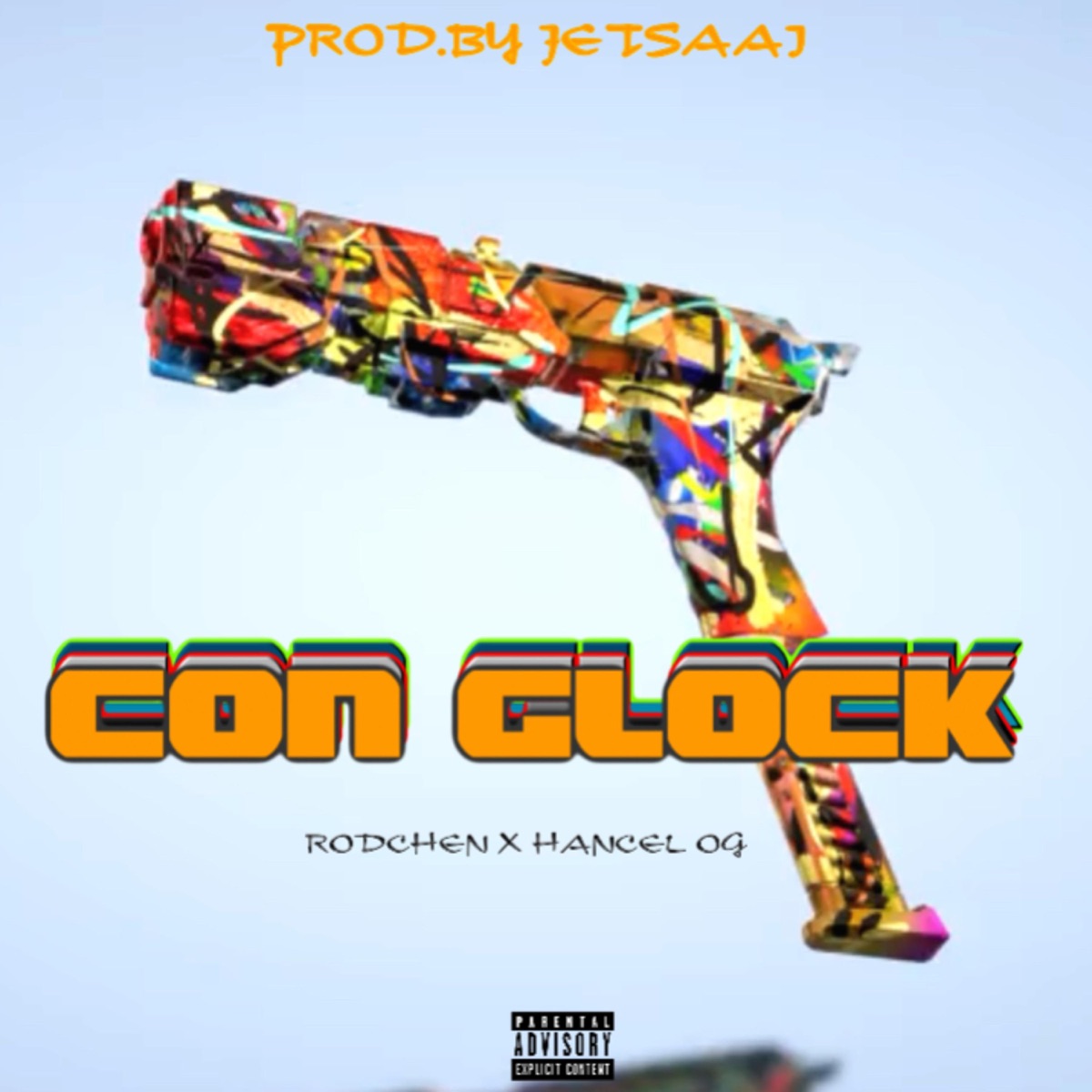 CON GLOCK (feat. Jetsaai) - Single by Rodchen album cover