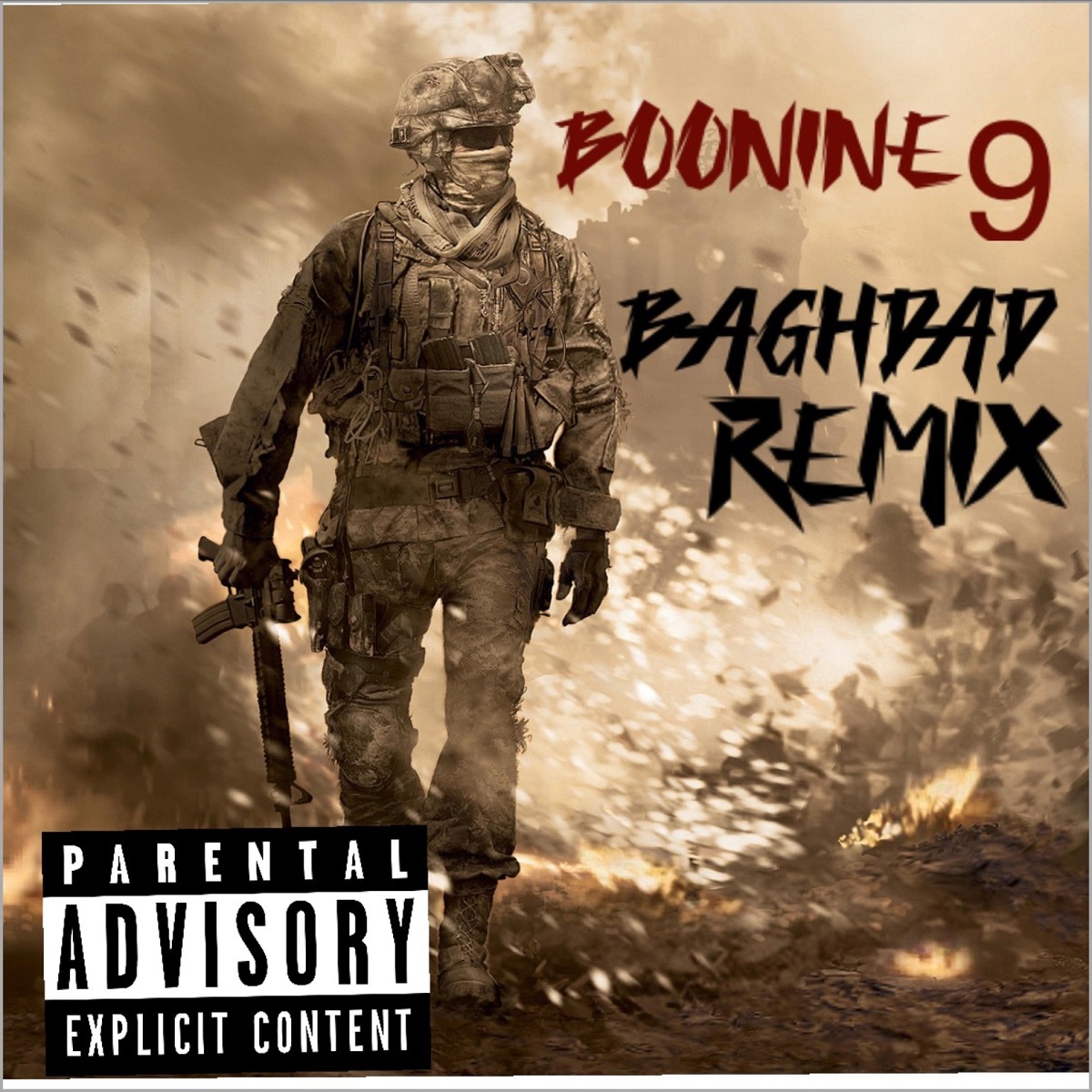 Baghdad (Remix) - Single by Boonine9 album cover