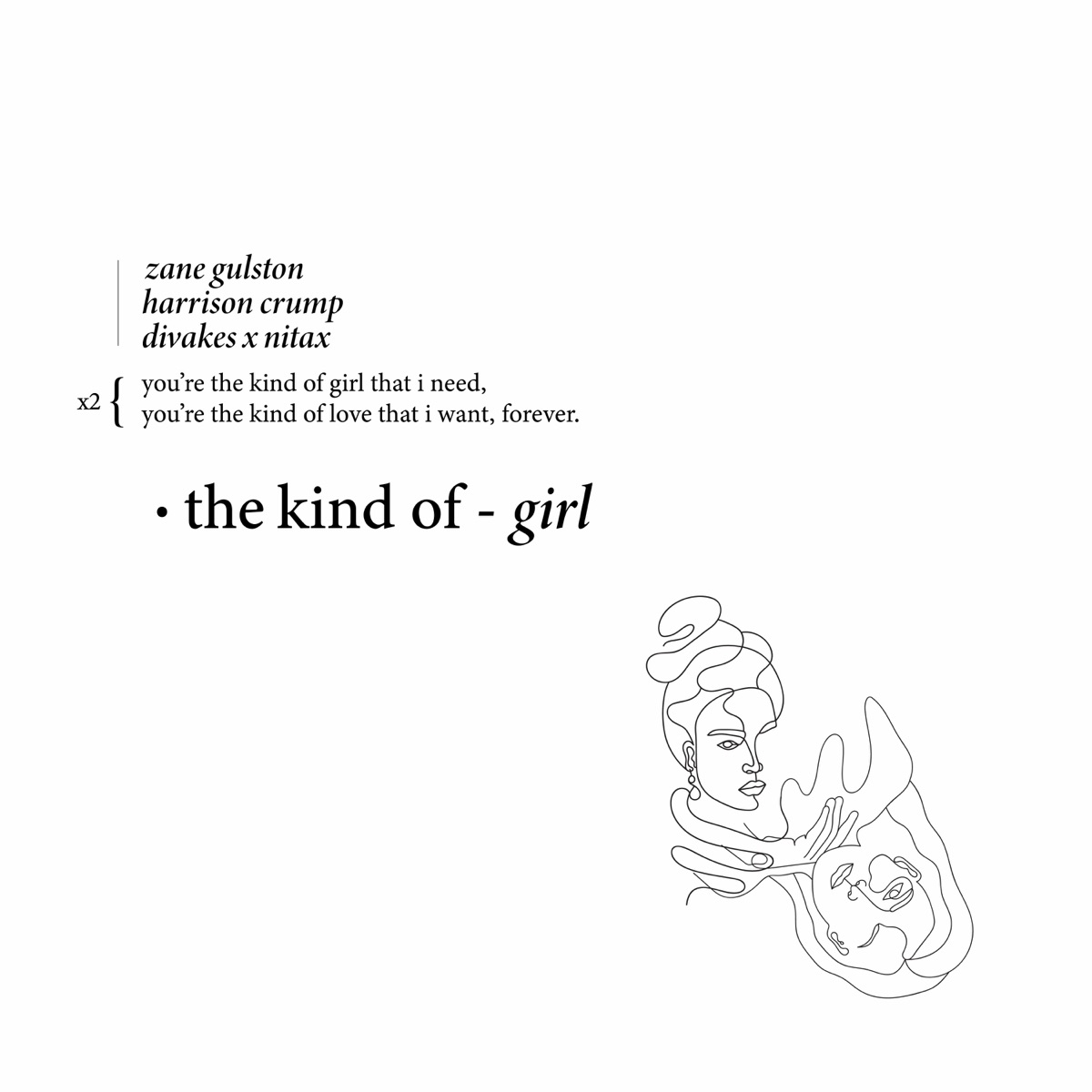 The Kind of Girl (feat. Harrison Crump & Divakes x Nitax) - Single by Zane Gulston album cover