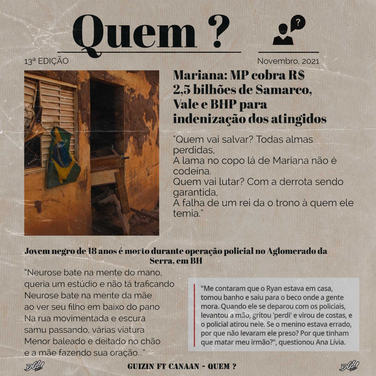 Quem? (feat. Guizin & Canaan) - Single by Doli Beats album cover