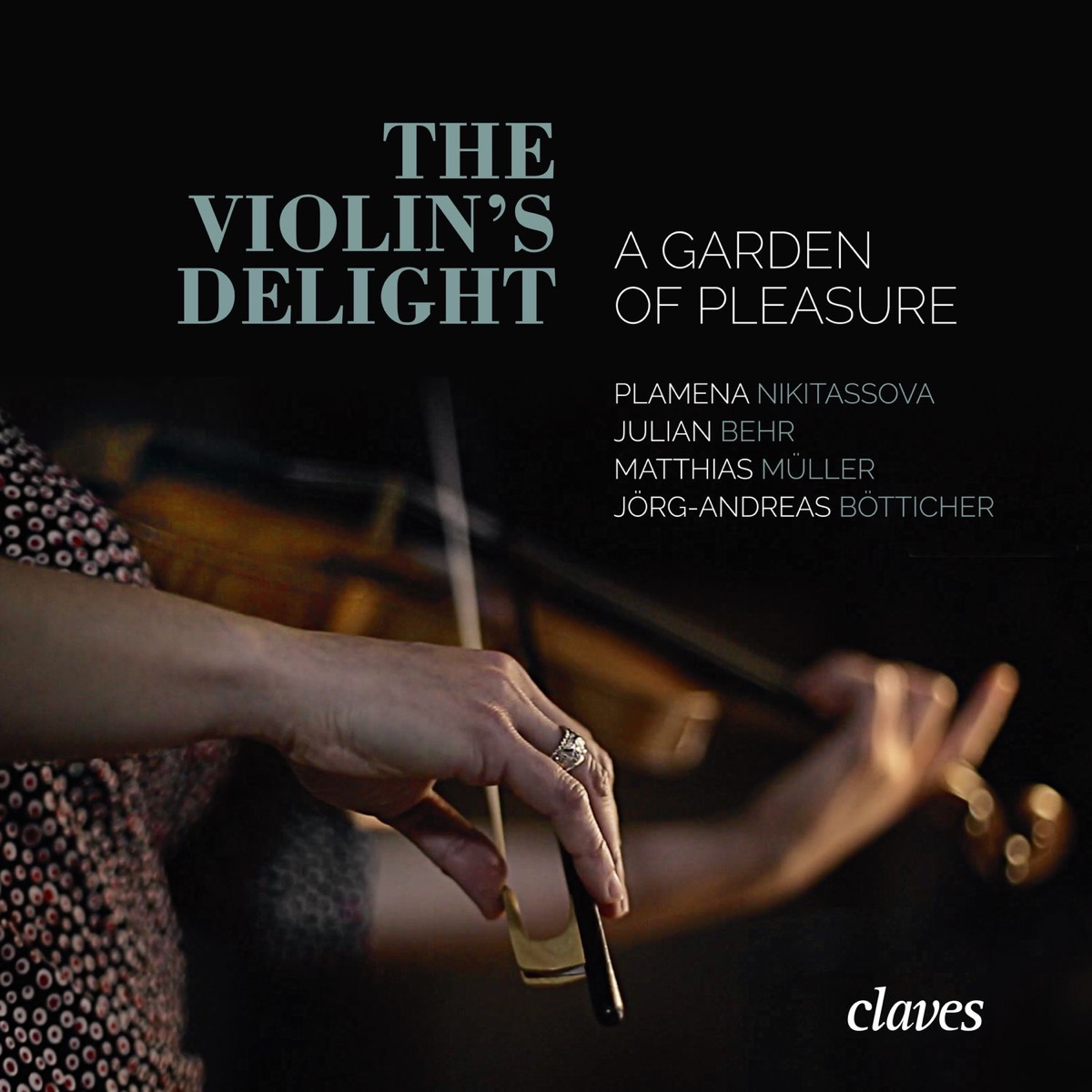 The Violin’s Delight - A Garden of Pleasure by Plamena Nikitassova album cover