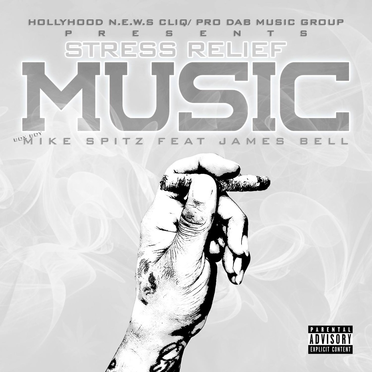 Stress Relief Music (feat. James Bell) - Single by Box Boy Mike Spitz album cover