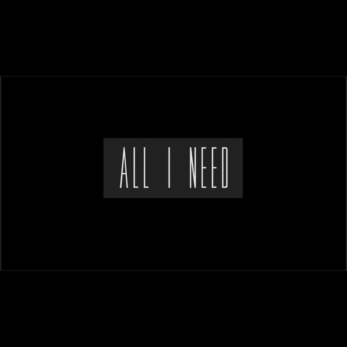 All I Need - Single by David So album cover