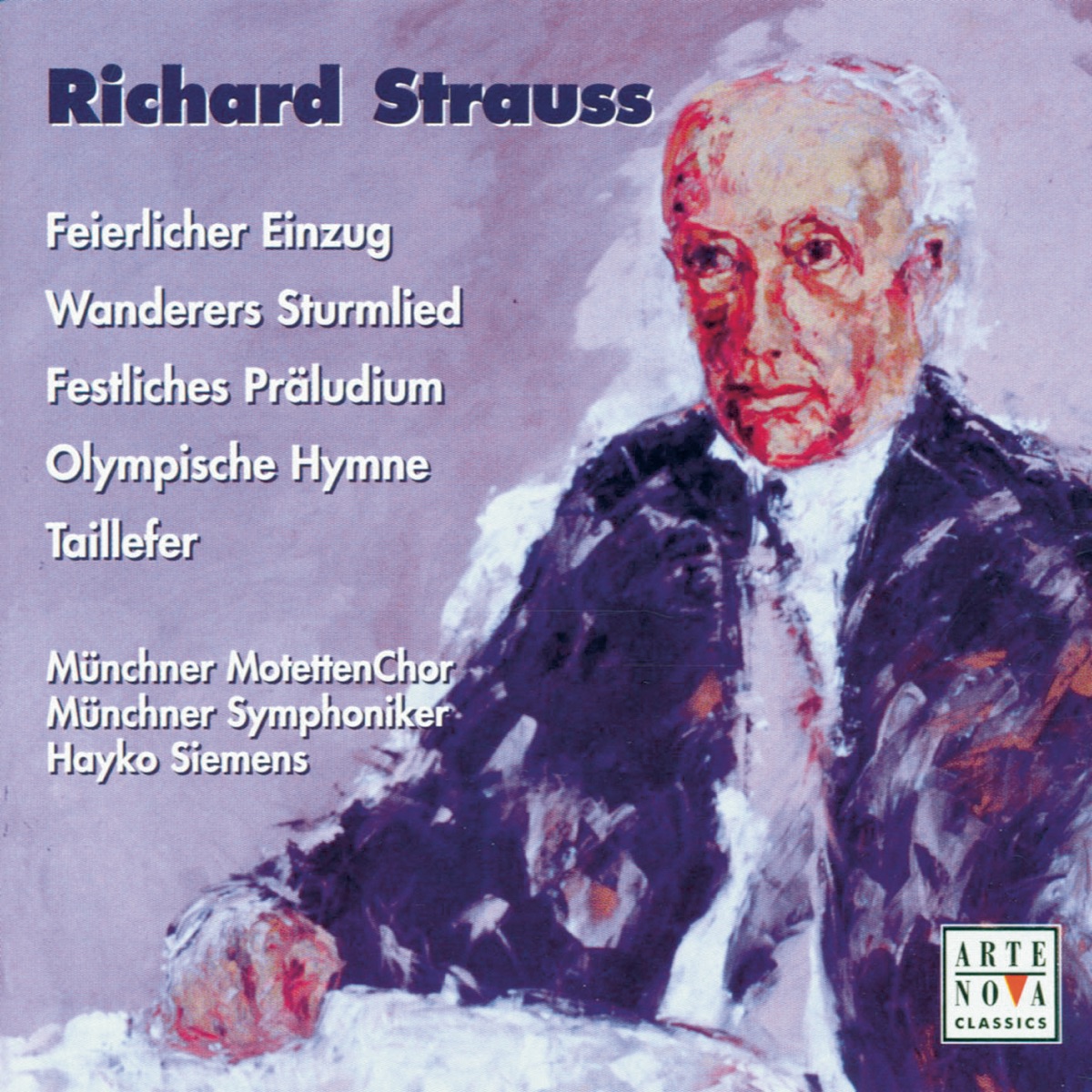 Richard Strauss: Choral Works by Hayko Siemens & Münchner MotettenChor album cover