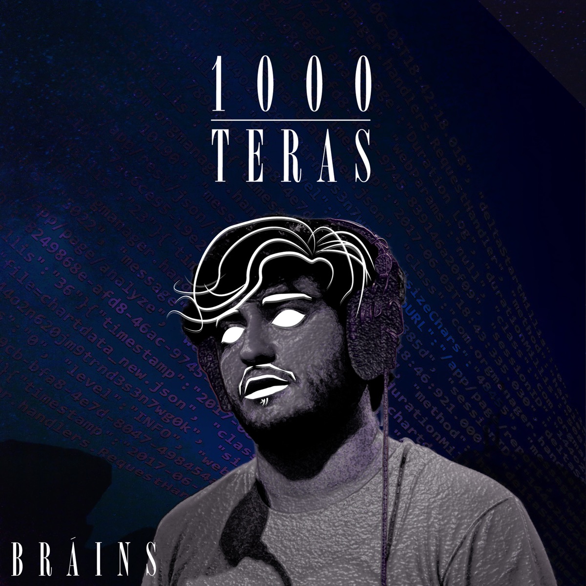1000 Teras - Single by Bráins album cover